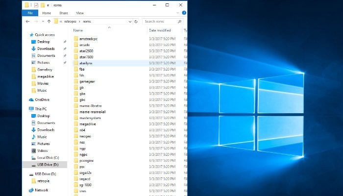 So übertragen Sie ROMs über USB - 6 auf RetroPie