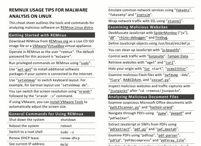 Reverse Engineering und Malware-Analyse mit REMnux Reverse Engineering und Malware-Analyse mit REMnux